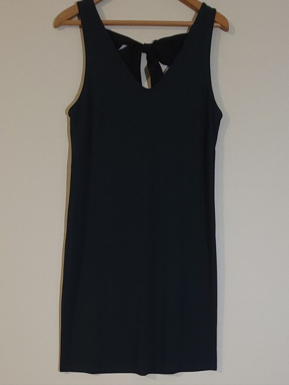 Banana Republic Black Sleeveless Tie-Back Mini Dress Size M